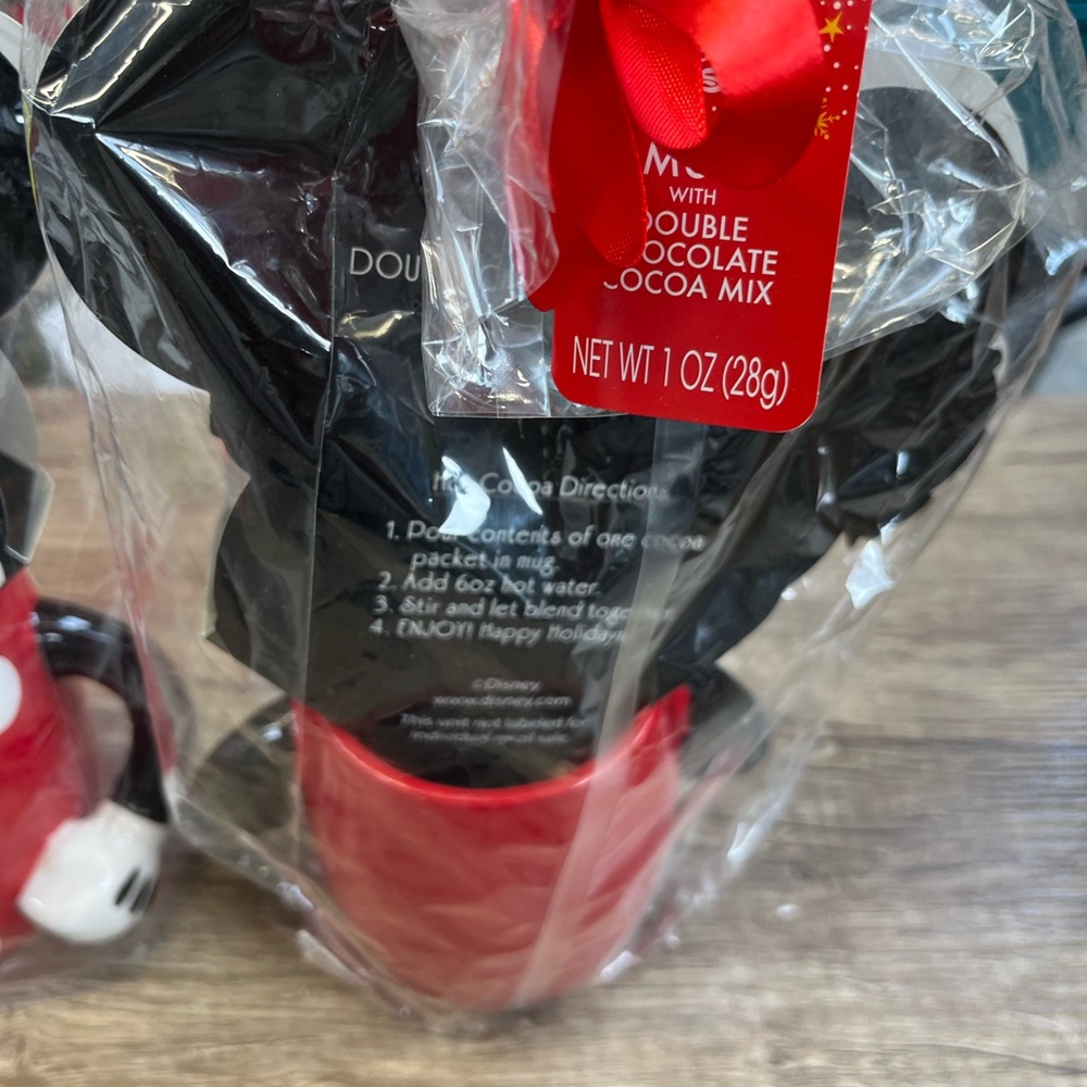 Disney Red and Black Mickey Mouse Holiday Mugs - Picture 3 of 5